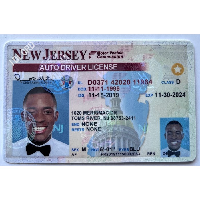 new jersey fake id selling