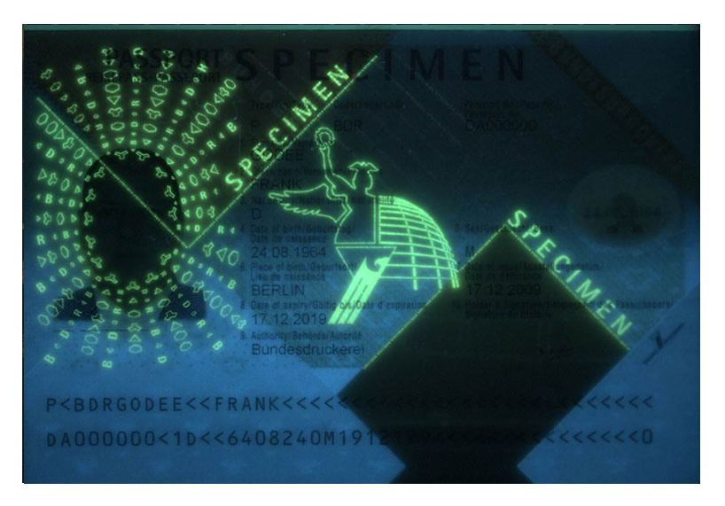 hologram security id card
uv pattern driver license security
micro print security id card
